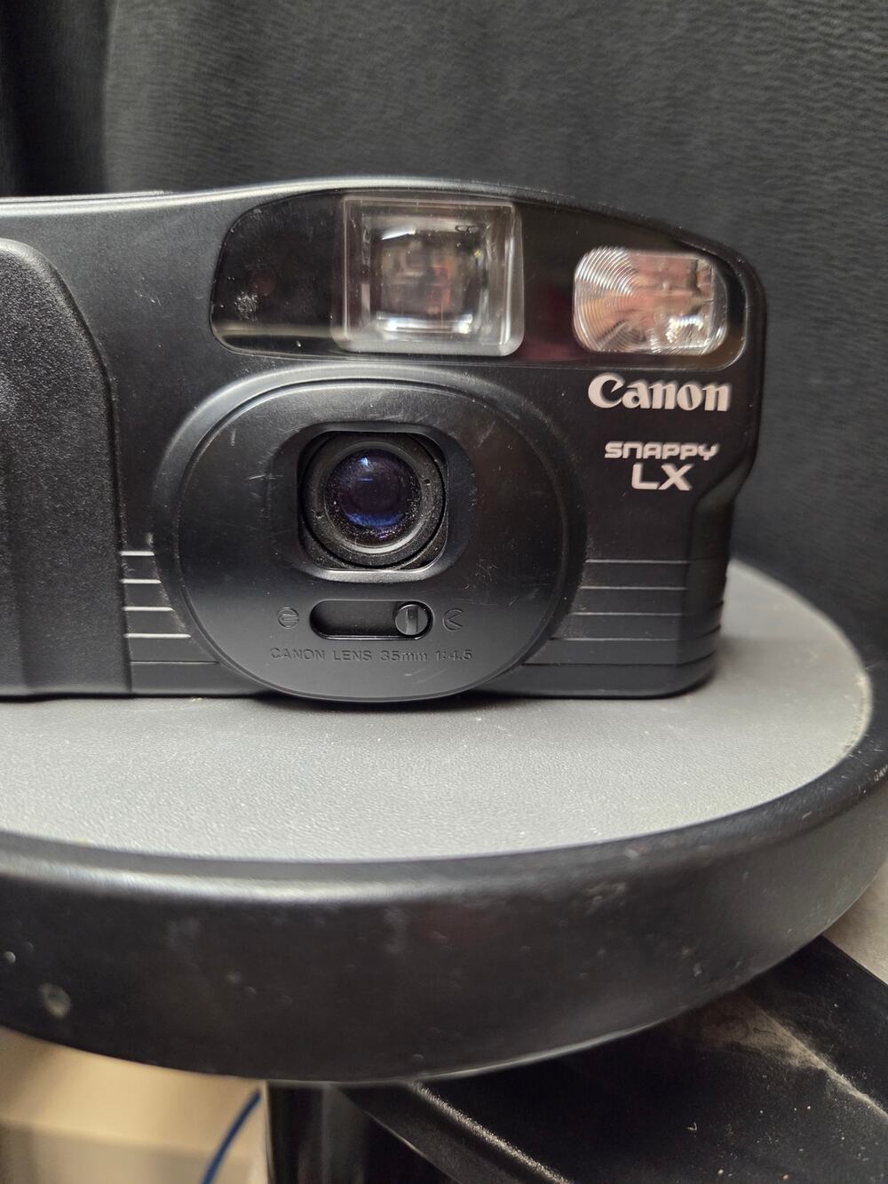 Canon Snappy LX 35mm Film Camera Point & Shoot w/ Flash Tested Works Clean